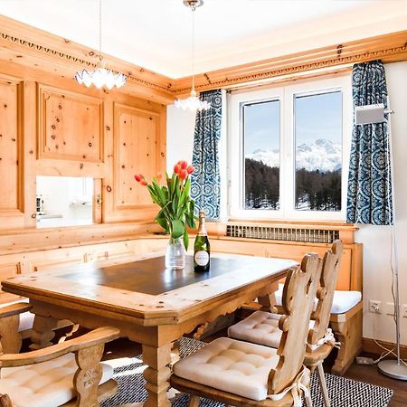 Spacious Apartment With Fantastic Alpine Panorama St. Moritz Exterior photo