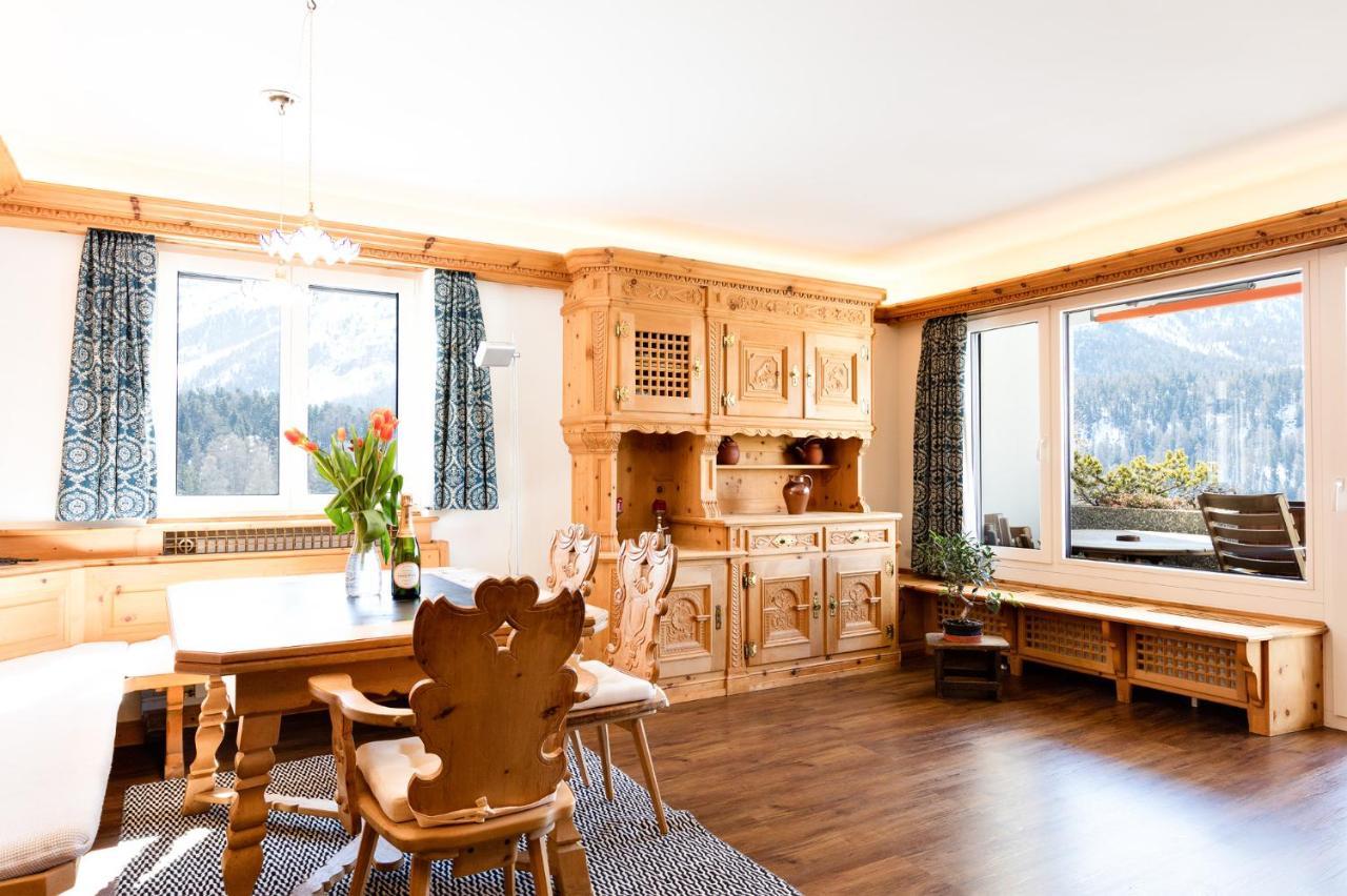 Spacious Apartment With Fantastic Alpine Panorama St. Moritz Exterior photo